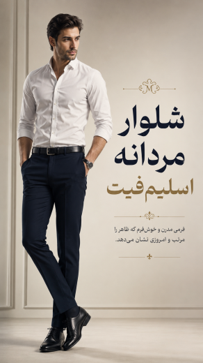 شلوار مردانه اسلیم فیت