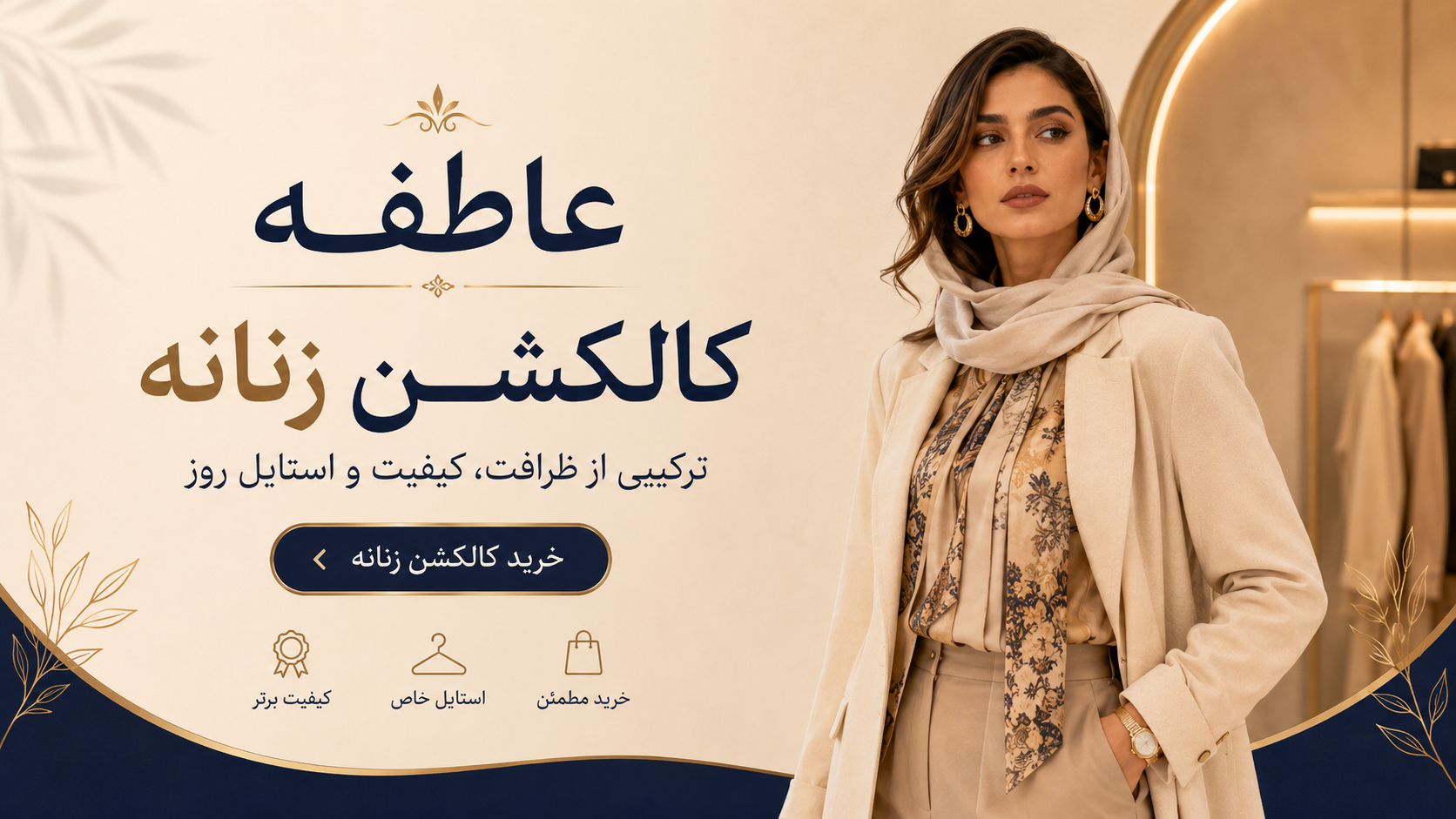 اسلاید پوشاک شیک فروشگاه